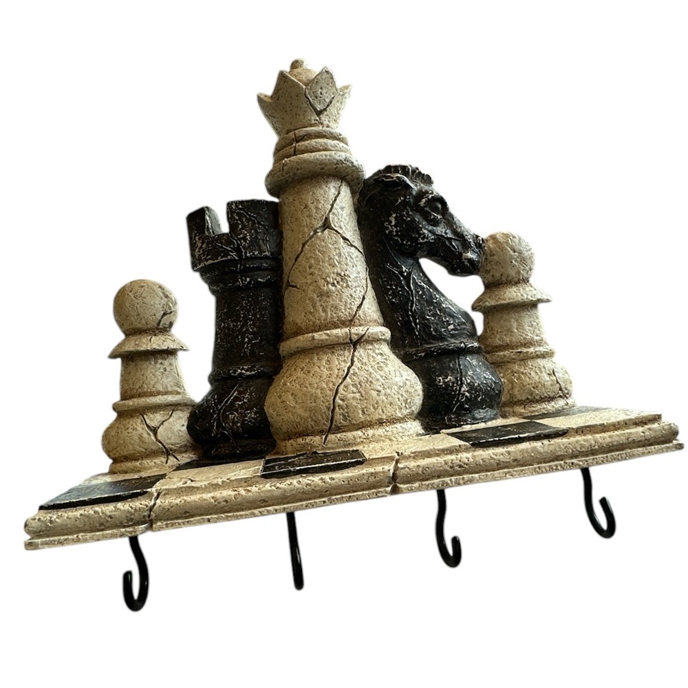Chess Piece Wall Hook Decor